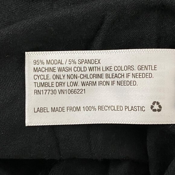 Stars Above Womens Black Long Sleeve Top and Pants Pajama Set Plus Size 3X - Picture 9 of 9